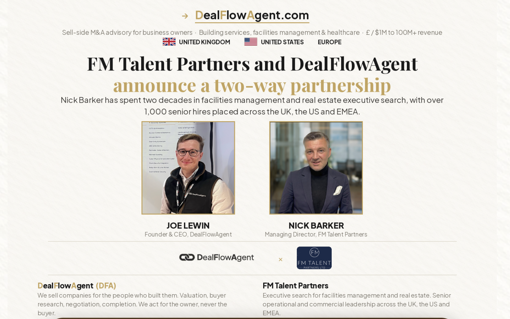 Nick Barker joins as Industry Partner announcement cover
