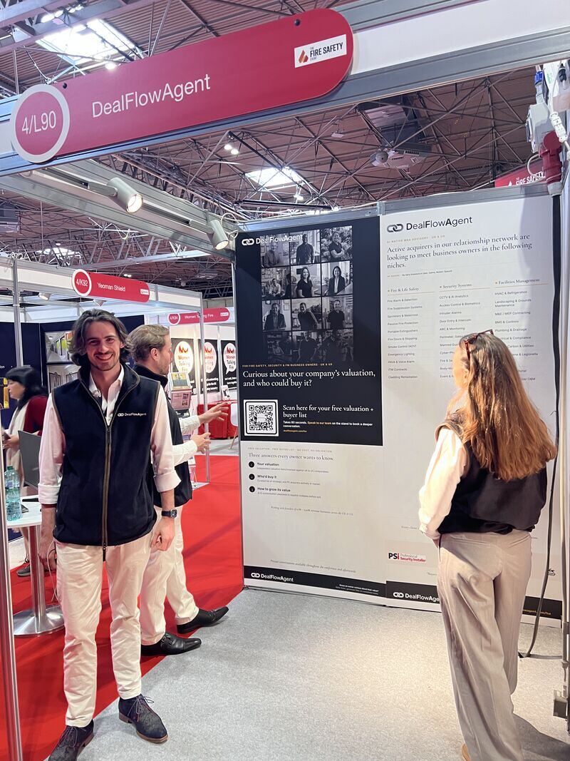 DealFlowAgent stand 4/L90 at The Fire Safety Event 2026