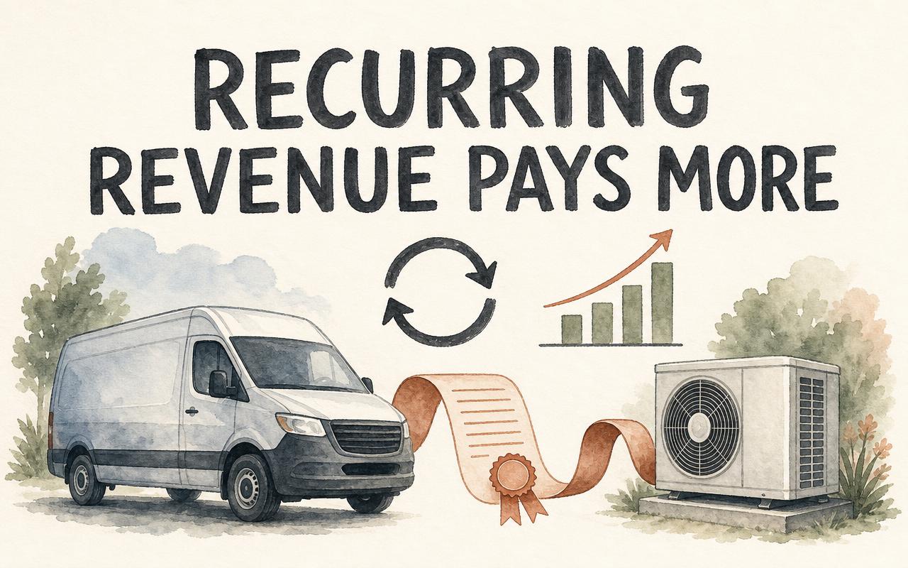 HVAC Recurring Revenue Valuation Guide UK 2026