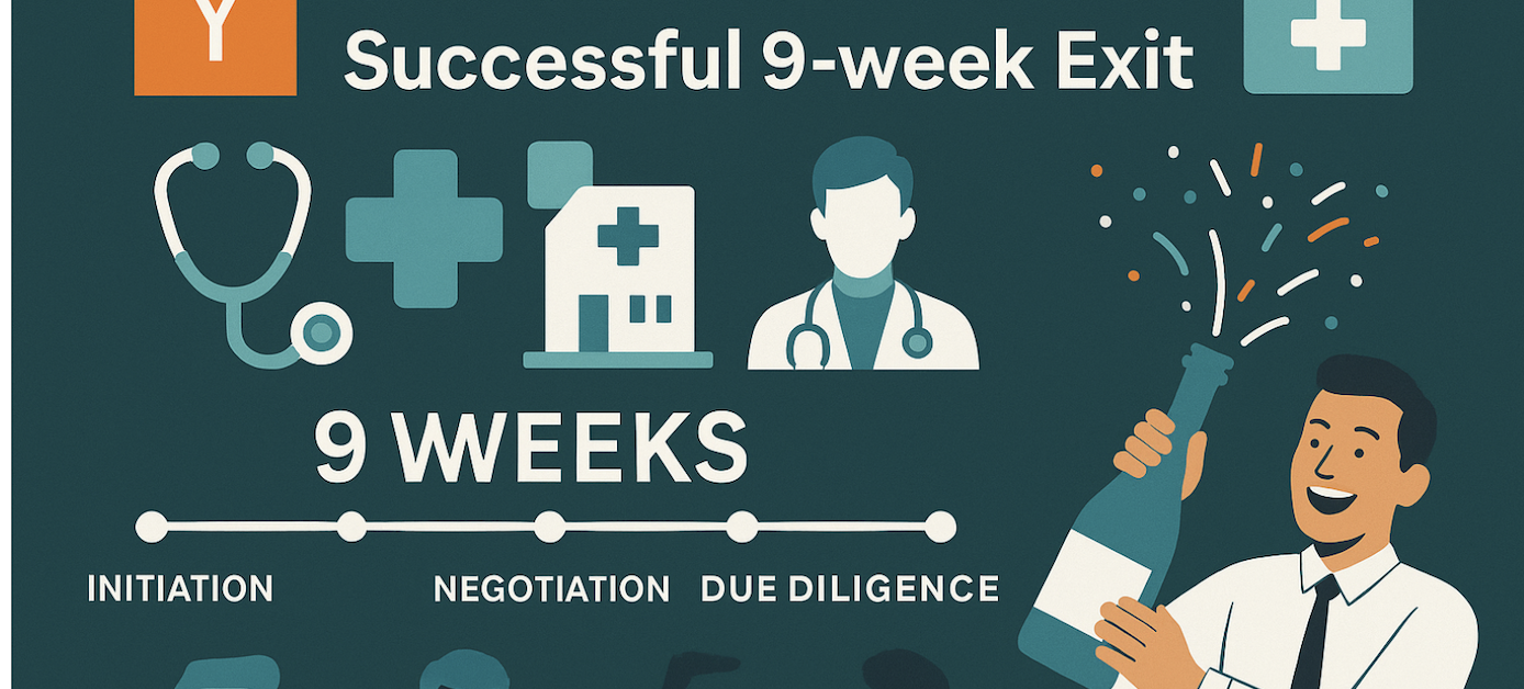 How a UK Healthcare Business Sold to a Y Combinator-Backed Buyer in Just 9 Weeks