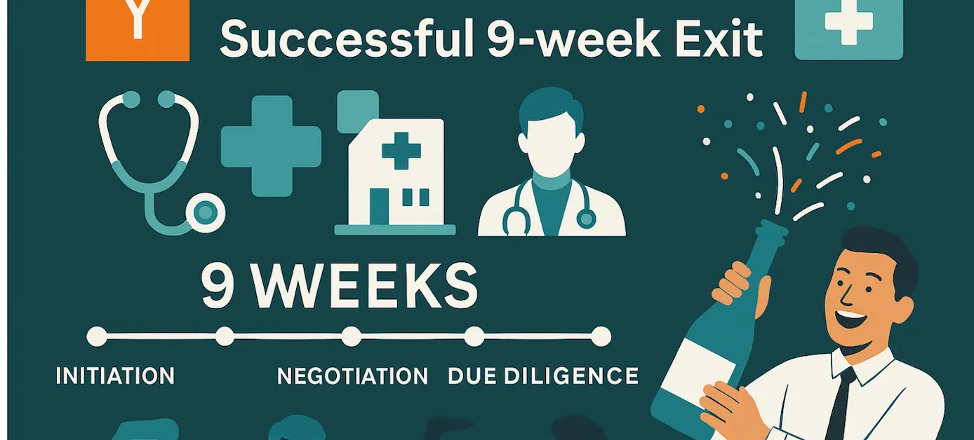 How a UK Healthcare Business Sold to a Y Combinator-Backed Buyer in Just 9 Weeks