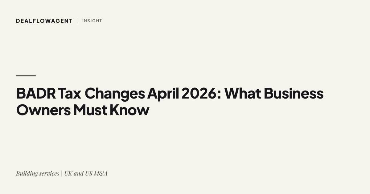 BADR Tax Changes April 2026: What Business Owners Must Know