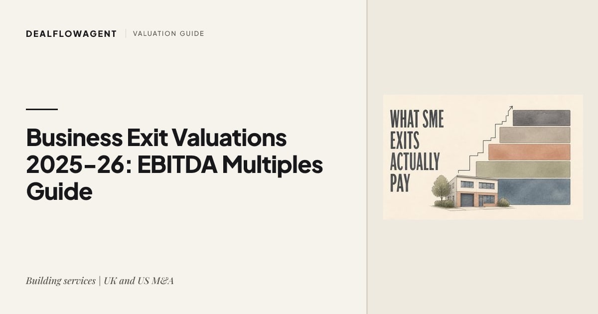 Business Exit Valuations 2025-26: Complete Guide to EBITDA Multiples & Sale Prices for SME Businesses