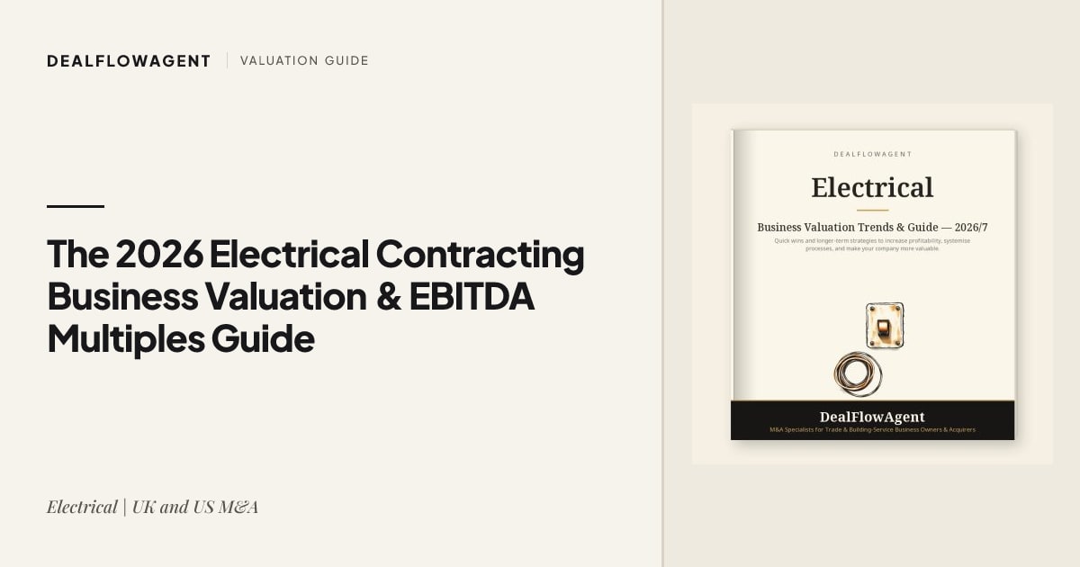 The 2026 Electrical Contracting Business Valuation & EBITDA Multiples Guide