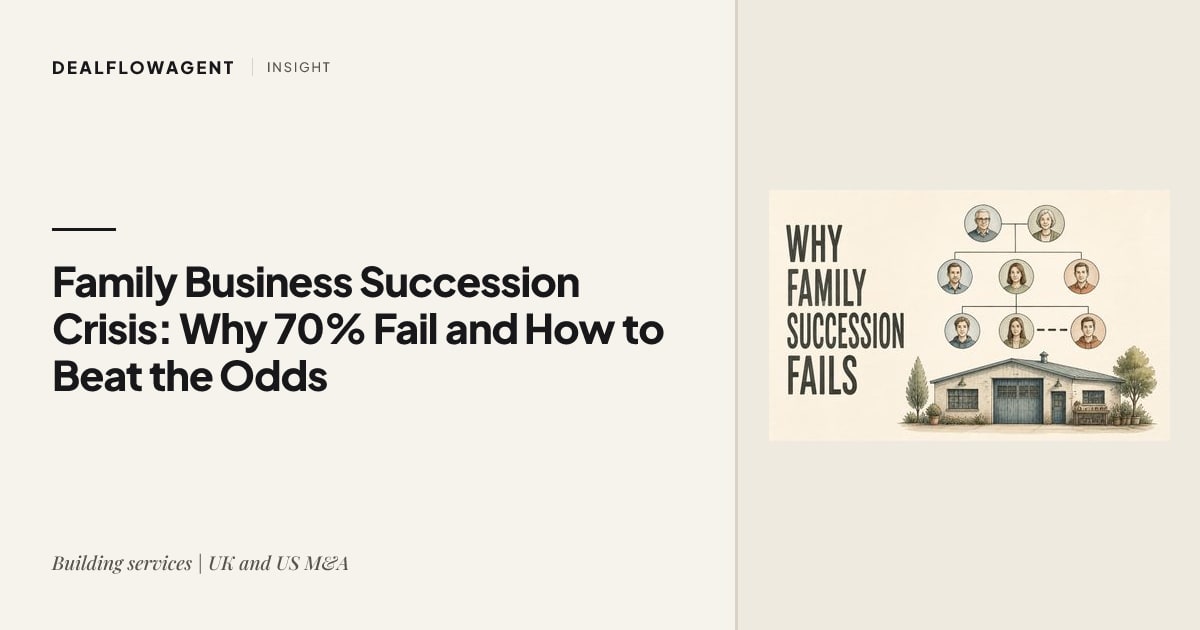 Family Business Succession Crisis: Why 70% Fail and How to Beat the Odds