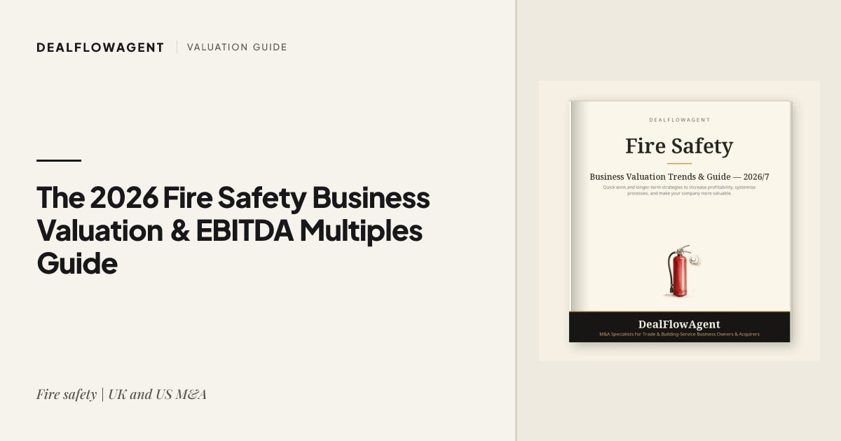 The 2026 Fire Safety Business Valuation & EBITDA Multiples Guide