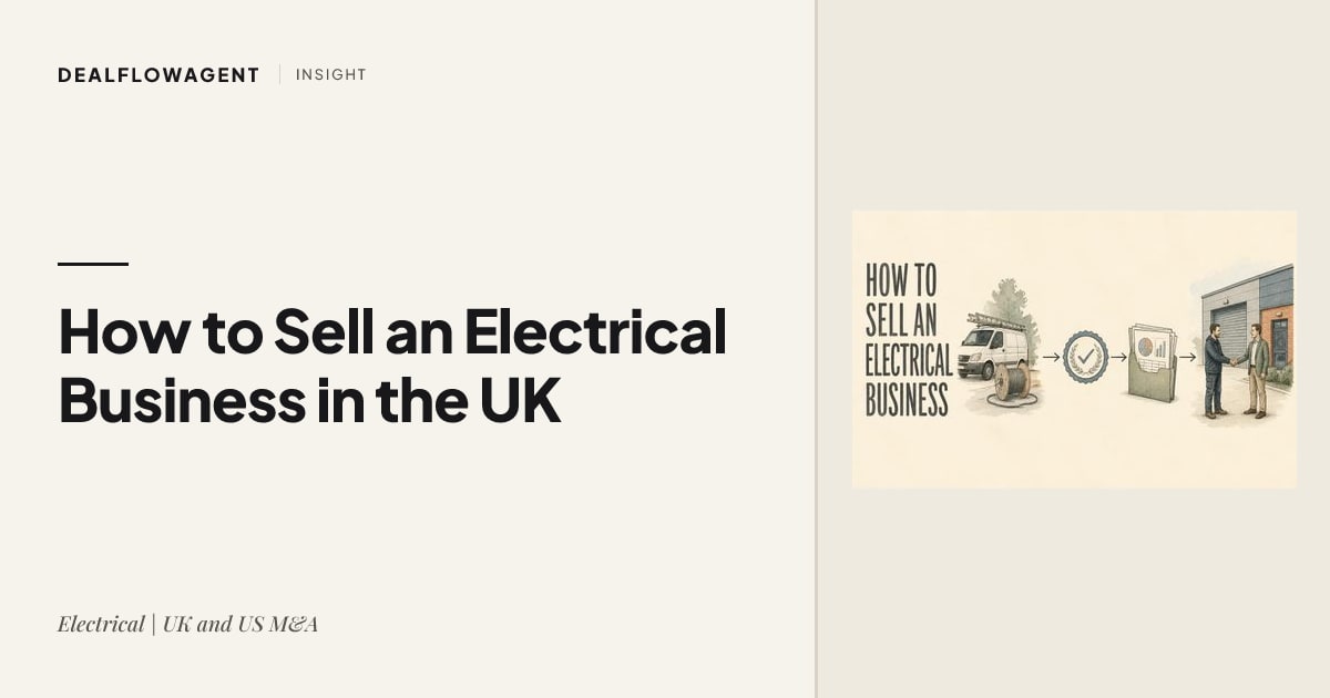 How to Sell an Electrical Business in the UK