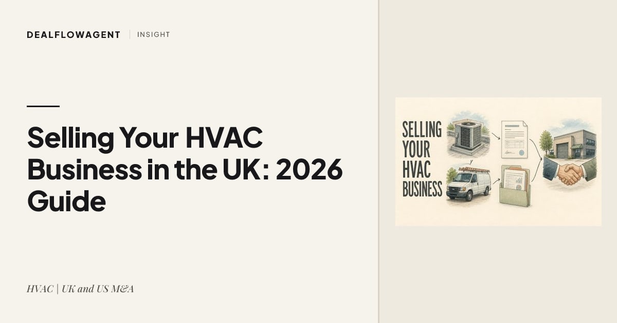 Selling Your HVAC Business in the UK: 2026 Guide