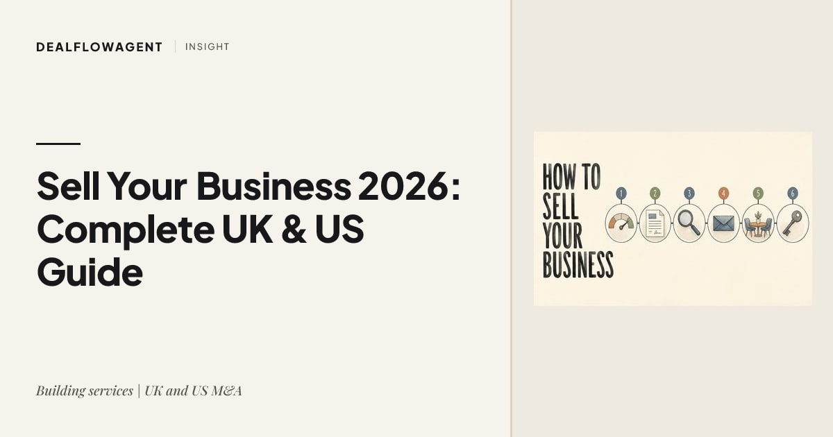 How to Sell Your Business in 2026: Complete Step-by-Step Guide for UK Business Owners