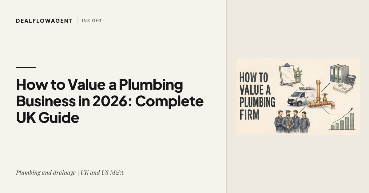 How to Value a Plumbing Business in 2026: Complete UK Guide