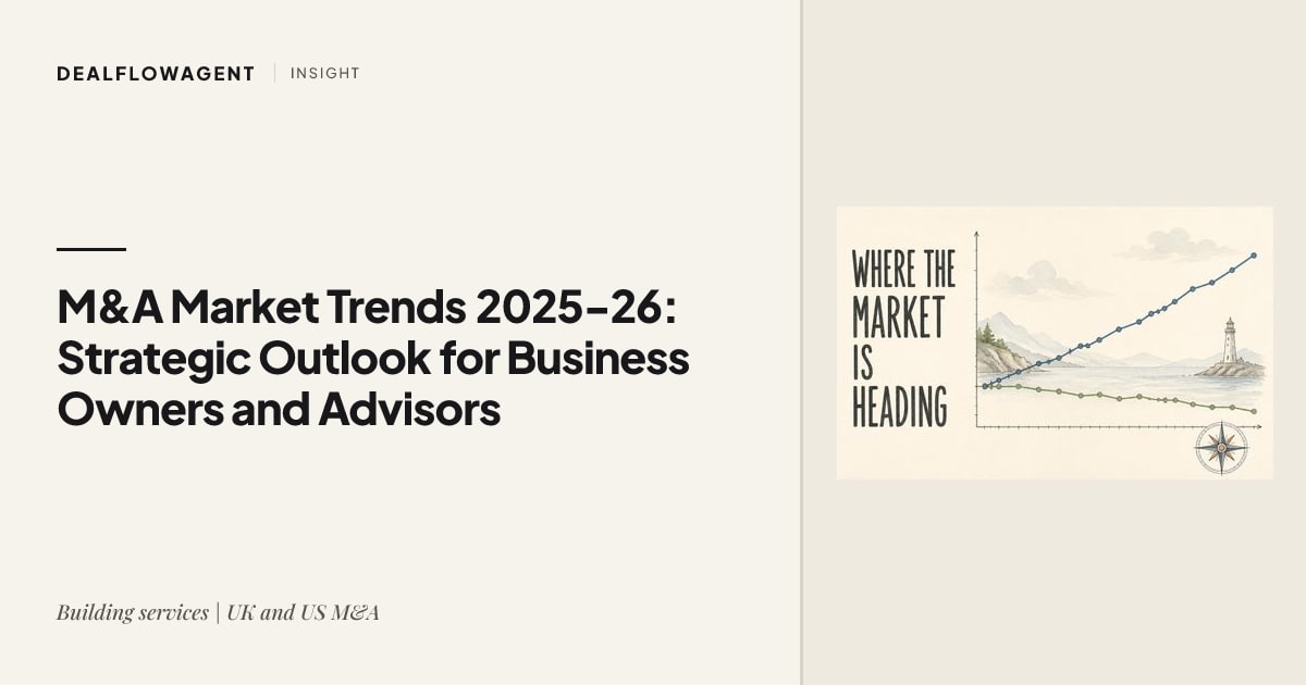 M&A Market Trends 2025-26: Strategic Outlook for Business Owners and Advisors
