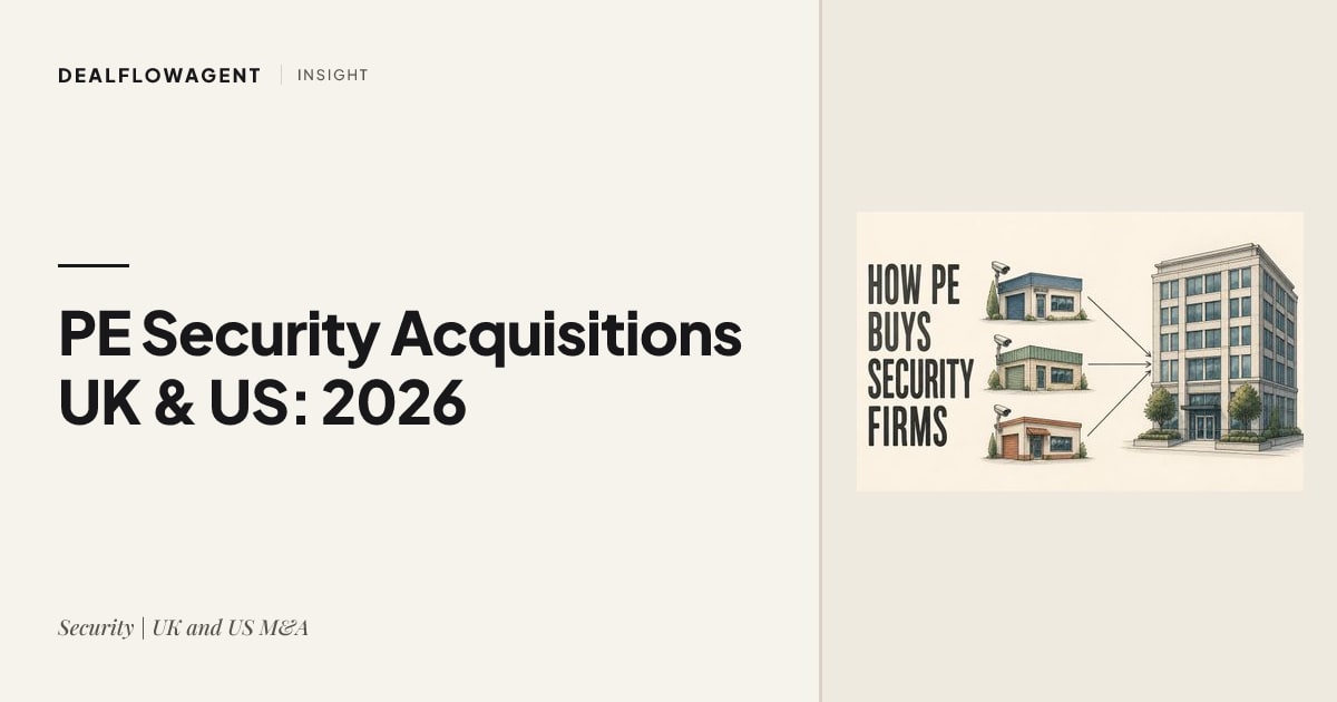 PE Security Acquisitions UK & US: 2026