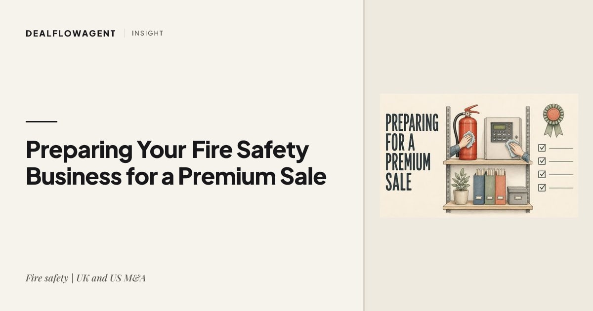 Preparing Your Fire Safety Business for a Premium Sale