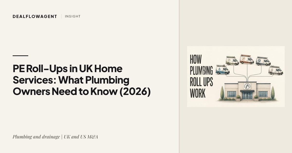 PE Roll-Ups in UK Home Services: What Plumbing Owners Need to Know (2026)