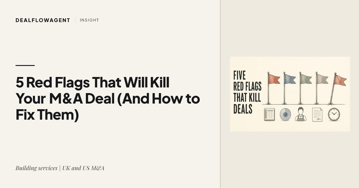 5 Red Flags That Will Kill Your M&A Deal (And How to Fix Them)