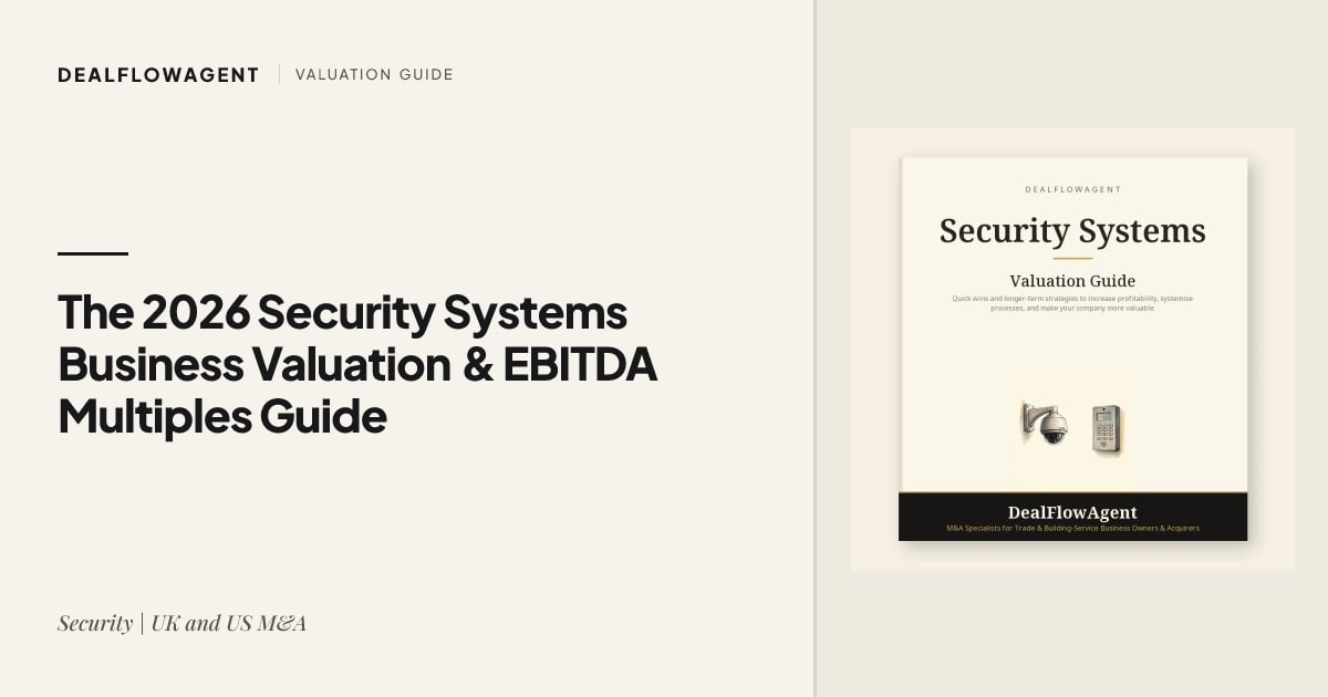 The 2026 Security Systems Business Valuation & EBITDA Multiples Guide