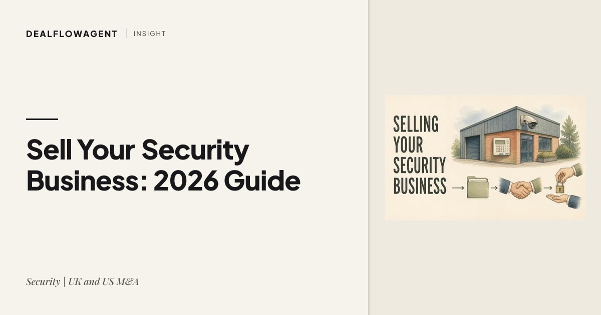 Sell Your Security Business: 2026 Guide