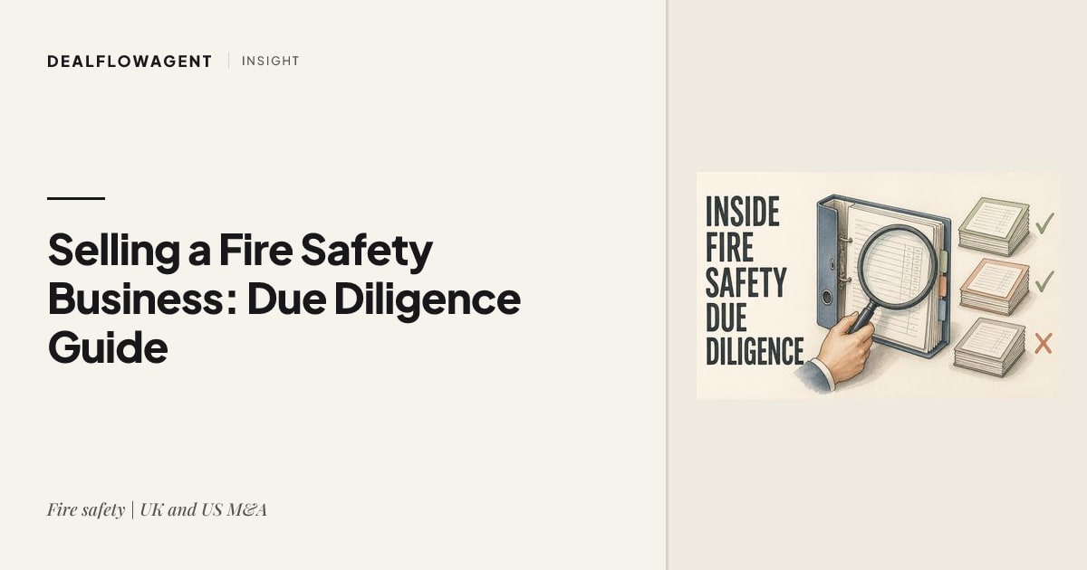 Selling a Fire Safety Business: Due Diligence Guide