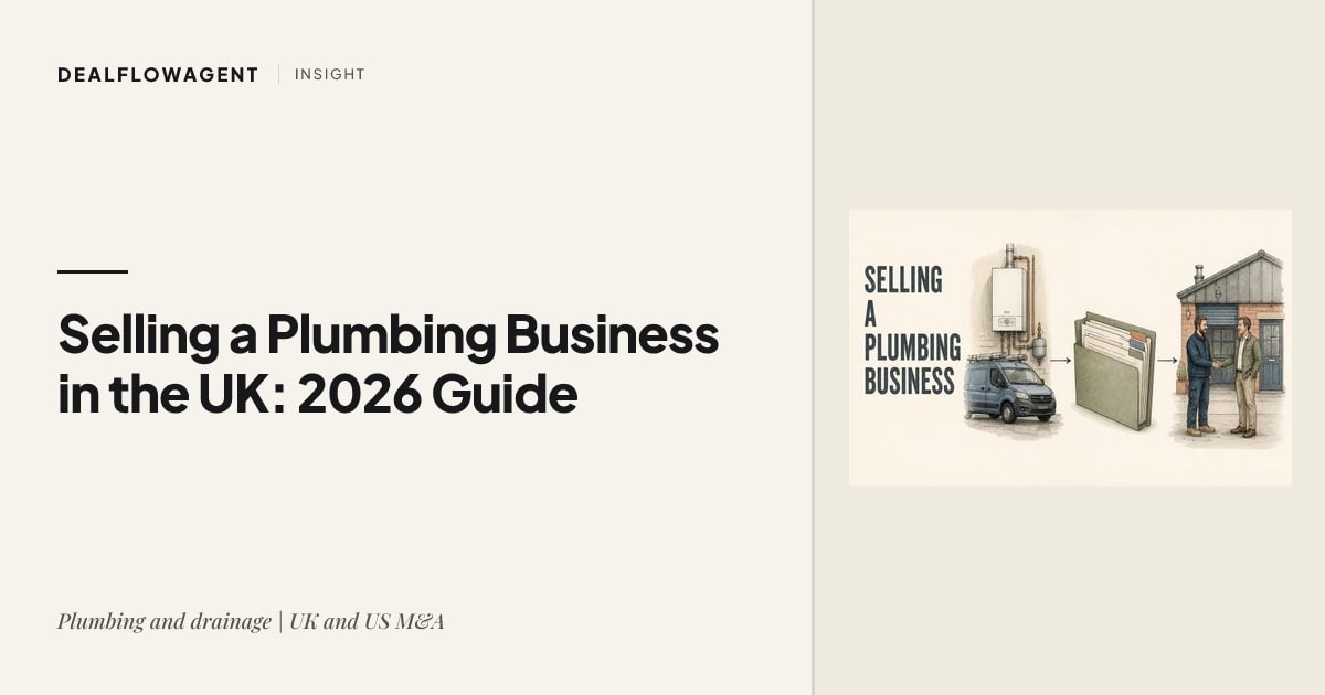Selling a Plumbing Business in the UK: 2026 Guide