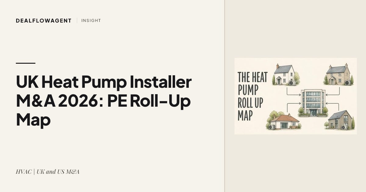 UK Heat Pump Installer M&A 2026: PE Roll-Up Map