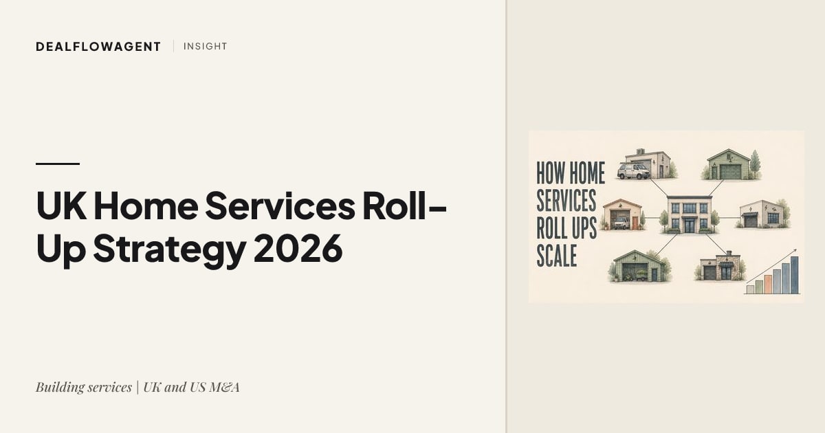 UK Home Services Roll-Up Strategy 2026
