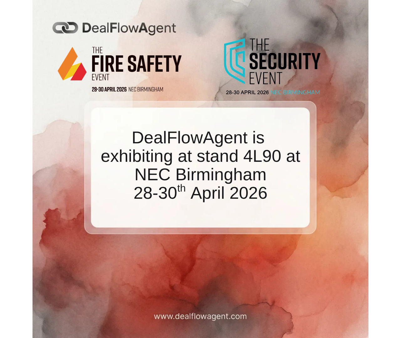 DealFlowAgent at The Fire Safety Event 2026: Visit Stand 4L90 at NEC Birmingham