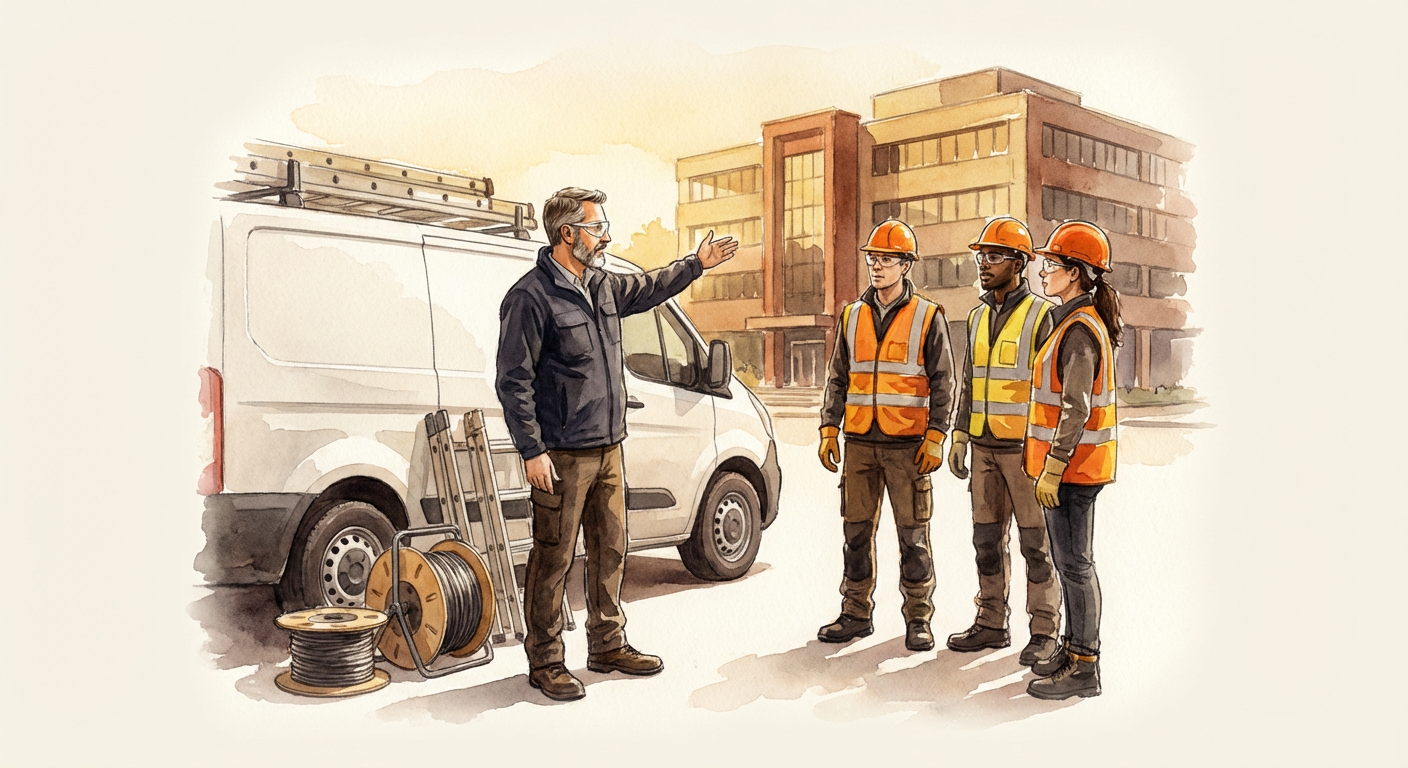 Option 14: Diverse Team at Van