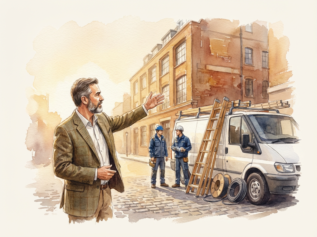 Option 8: Briefing Team at Van