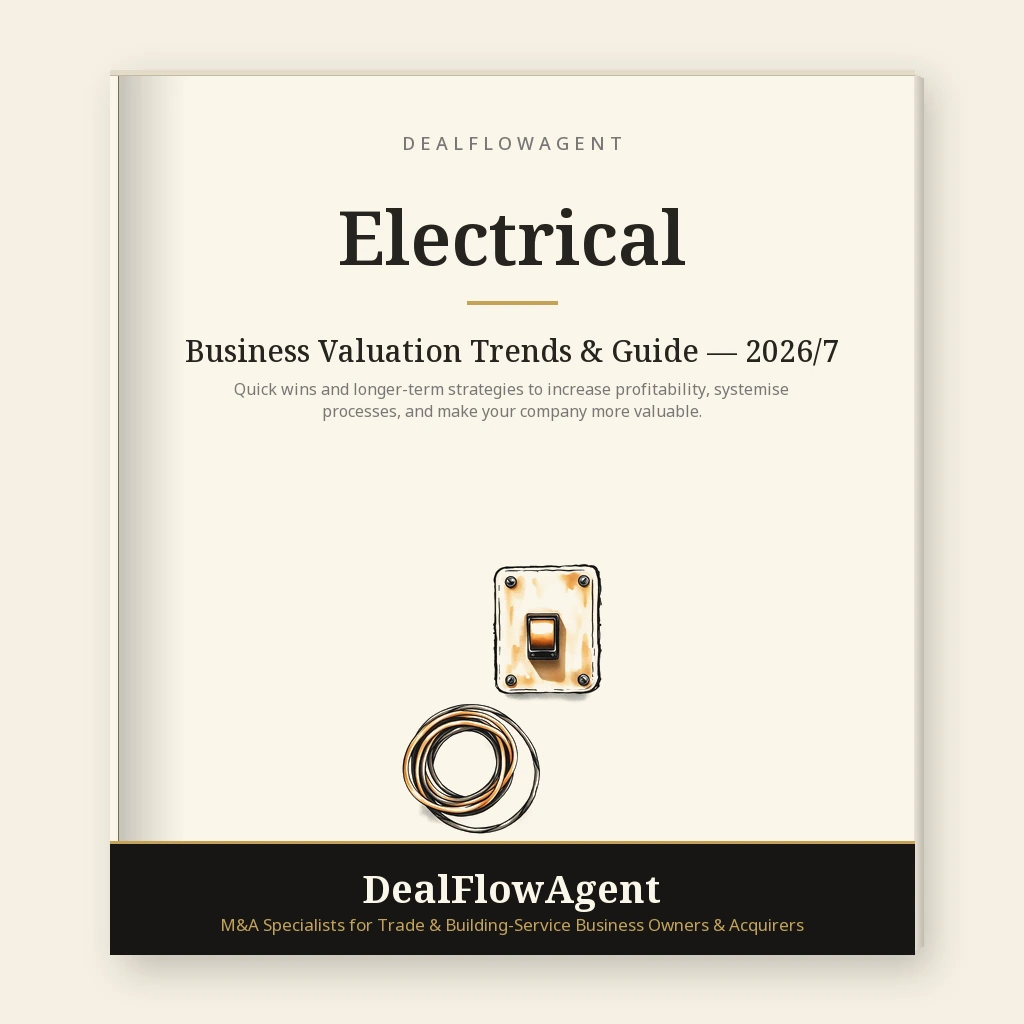 The 2026 Electrical Contracting Business Valuation & EBITDA Multiples Guide