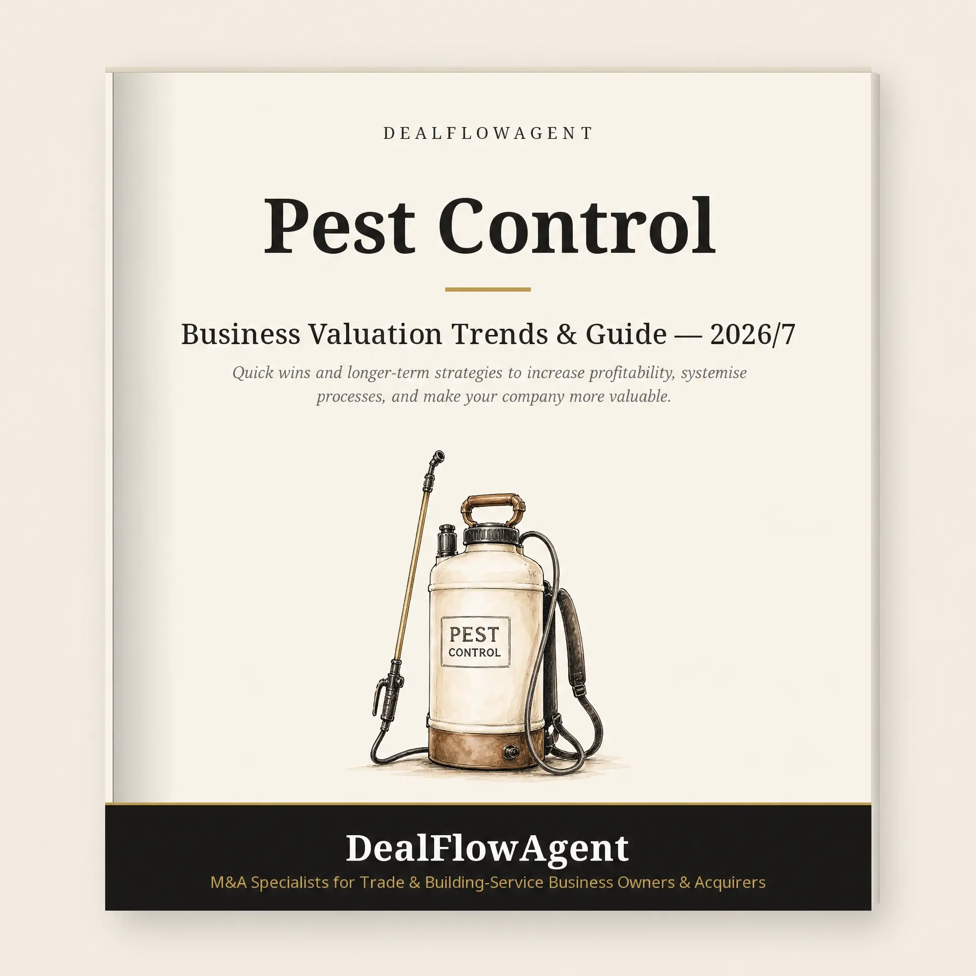 What Pest Control Businesses Sell For in 2026
